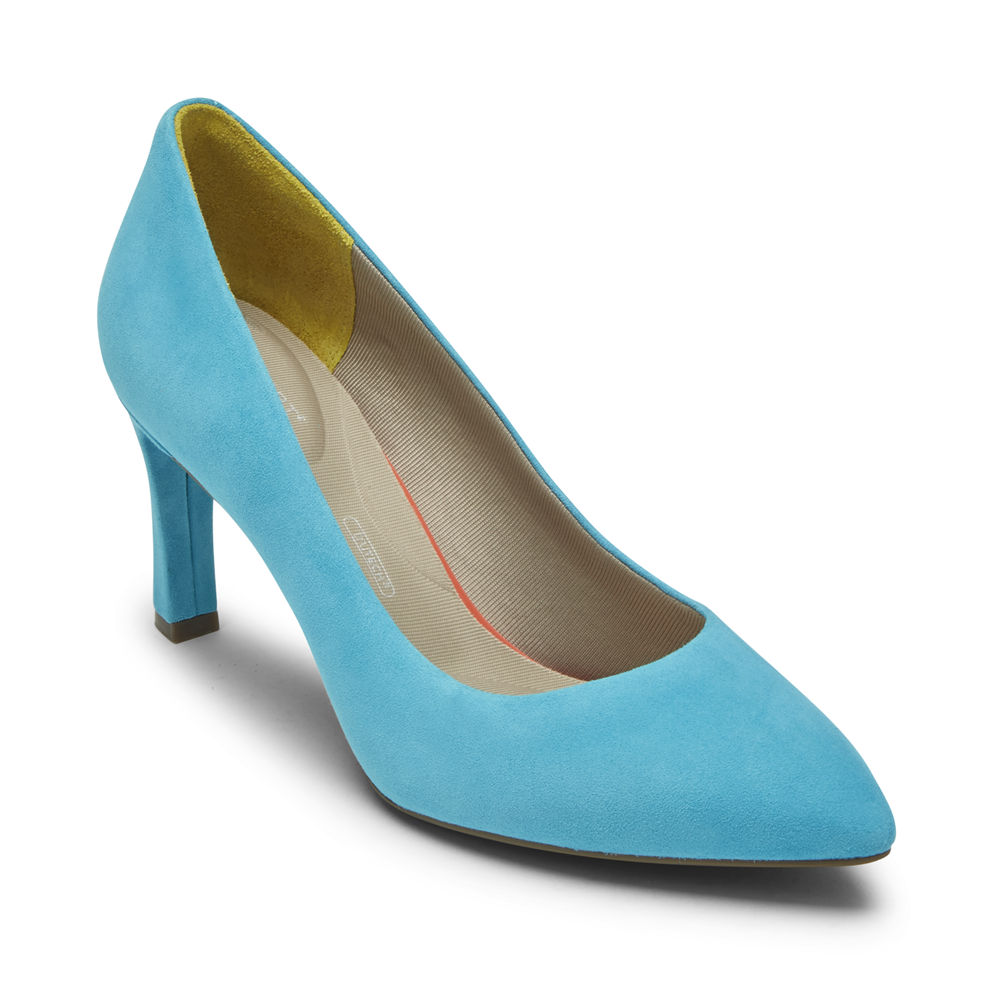 Rockport Singapore Womens Heels - Total Motion Sheehan Blue - XE5361972